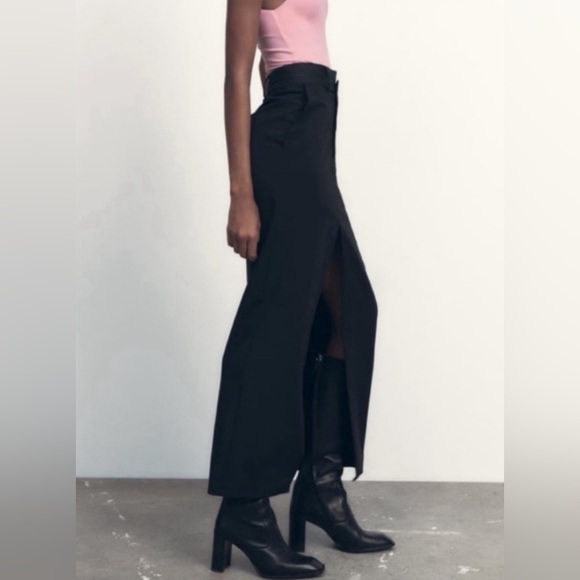 ZARA ASYMMETRICAL SKIRT - S2422 - Picture 2 of 9